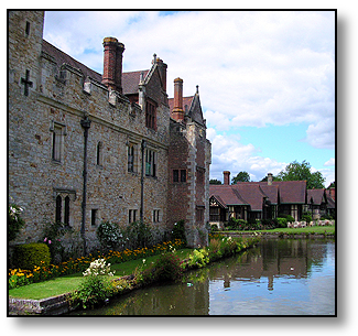 Hever Castle Moat Kent - Travel England